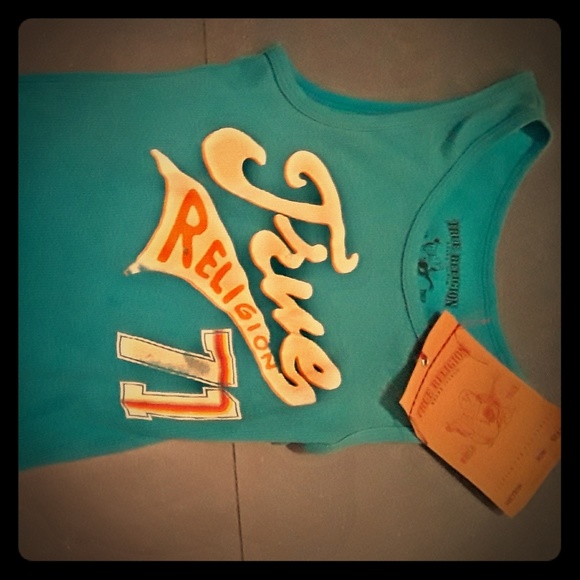True Religion girls tank top M 7-8 - Picture 1 of 7